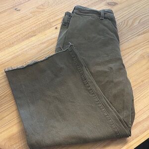 Universal Thread Olive Straight-Leg Jeans